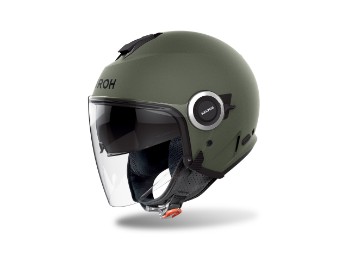 Helyos Motorradhelm (Grünmatt)