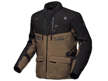 Atlaz Motorradjacke Herren (braun / schwarz)