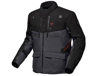 Atlaz Motorradjacke Herren (dungelgrau / schwarz)