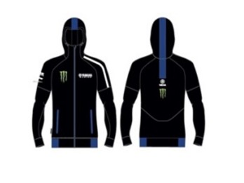 Paddock Black Edition Monster Energy Hoodie Herren (schwarz/blau)