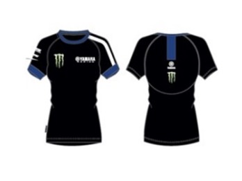 Paddock Black Edition Monster Energy T-Shirt Damen (schwarz/blau)