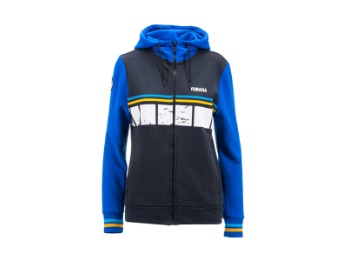 Faster Sons Zip Hoodie Damen (schwarz/blau/weiß)