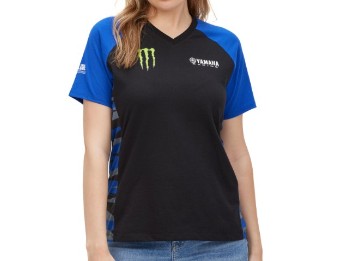 T-Shirt Monster Energy 24 Damen (Schwarz/Blau)