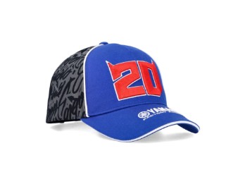 Dual Quartararo Basecap (Schwarz/Blau)