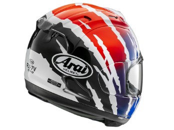 RX-7V EVO Blade Red Integralhelm (weiß/rot/schwarz/blau)