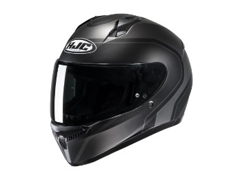 C10 Elie Integralhelm (schwarzmatt/grau)