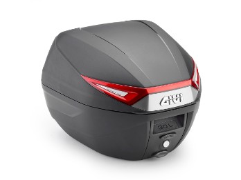 C30N Monolock Topcase (Schwarz/Rot)