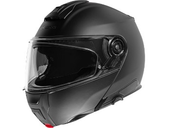 C5 Matt Black Motorradhelm Schwarzmatt