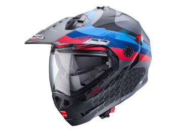 Tourmax X Sarabe Klapphelm (graumatt/blau/rot)