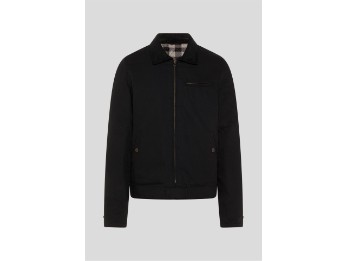 Canvas Jacket Motorradjacke (Schwarz)