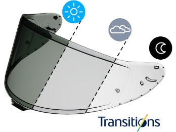 CWR-F2PN Photochromic Visier für NXR2 (selbsttönend)