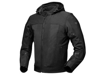 Davey Air Hoodie Motorradjacke (Schwarz)