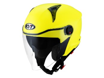 D-City Plain Yellow E06 Motorradhelm (Fluogelb)