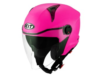 D-City Plain Fuxia E06 Motorradhelm (Pink)