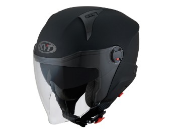 D-City Plain E06 Motorradhelm (Schwarzmatt)