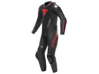 Demon Sprint zweiteilige Lederkombi (schwarz / rot)