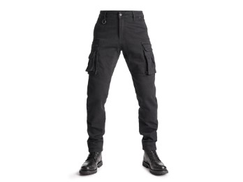 Desert Cargo Black Motorradjeans (Schwarz)