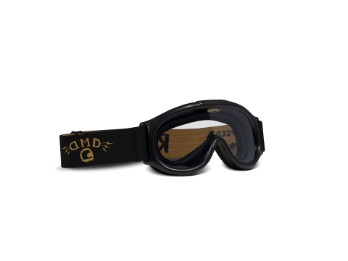 Ghost Clear Motorradbrille (schwarz/transparent)