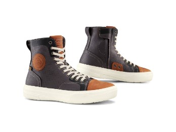 Lennox 3 Motorradschuhe (Anthrazitmatt/Braun)