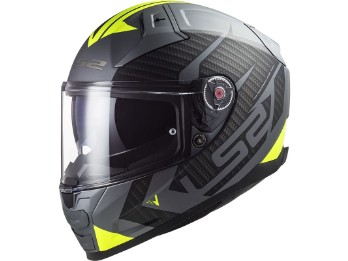 FF811 Vector II Splitter Integralhelm (titanmatt/gelb)