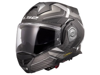FF901 Advant X Carbon Horizon Motorradhelm (Silbermatt/Grau/Carbon)