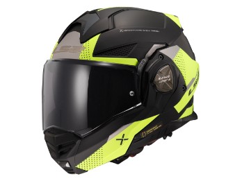 FF901 Advant X Oblivion Klapphelm (Schwarzmatt/Neongelb)