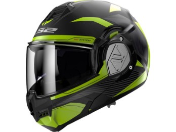 FF906 Advant Revo Klapphelm unisex (schwarzmatt/neongelb)