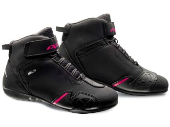 Ixon Gambler Motorradschuhe Damen (schwarz / pink)