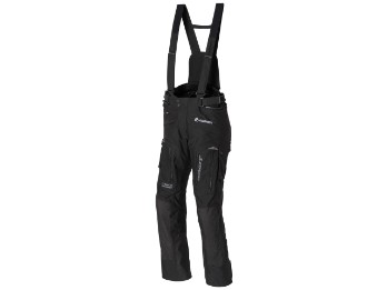 InsideOut Motorrad Textilhose Langgröße ( Schwarz ) inklusive Regenhose