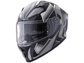 GM 711 Integralhelm (Schwarzmatt/Grau)