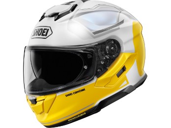 GT-Air3 Mike Motorradhelm (Weiß/Gelb/Silber)