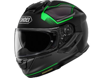 GT-Air3 Mike Motorradhelm (Schwarzmatt/Grün)