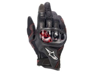 MM93 Rio Hondo V2 Motorrad-Handschuh (Schwarz/Rot)