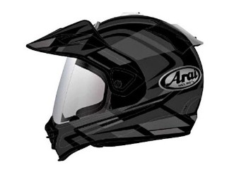 TOUR-X5 Discovery F. Black Endurohelm (Schwarzmatt/Graumatt)