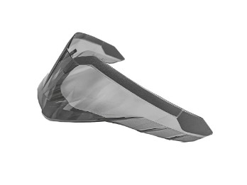 C10 Helmspoiler (Stark getönt)