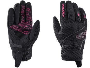 Ixon Hurricane 2 Motorradhandschuhe Damen (schwarz / pink)
