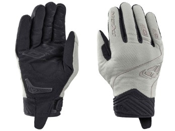 Ixon Hurricane 2 Motorradhandschuhe Herren (hellgrau / schwarz)