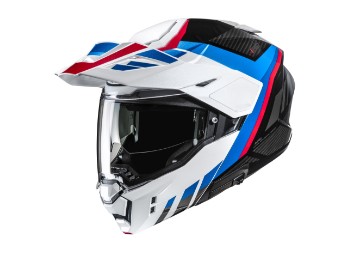 i80 Imes Motorradhelm (Schwarz/Weiß/Blau/Rot)