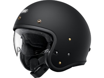 J.O2 Matt Motorradhelm (Schwarzmatt)