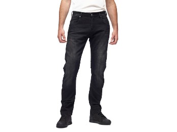 Jaydn Motorradjeans Kurzgröße (Schwarz)