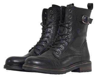 Jackie High Gheel Motorradstiefel Damen (schwarz)