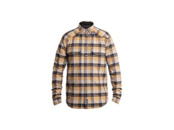 Motoshirt Hemd (gelb/braun)