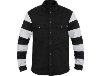 Prison Motoshirt Hemd Herren (schwarz/weiß)