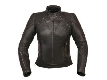 Jessy Gem Lederjacke Damen (schwarz)