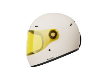 One Frozen Off-White Motorradhelm (Weiß)