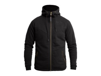 XTM V2 Motorradhoodie Herren (schwarz)