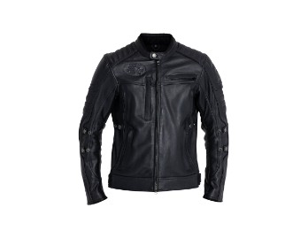 Technical Motorrad Lederjacke (Schwarz)