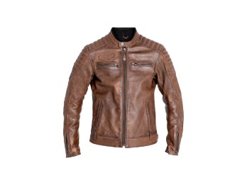 Dexter Motorrad Lederjacke Herren (braun)