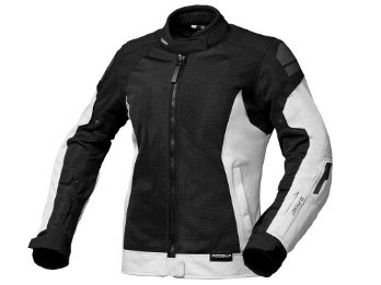 Khao Air II Motorradjacke Damen (schwarz / sand / khaki)