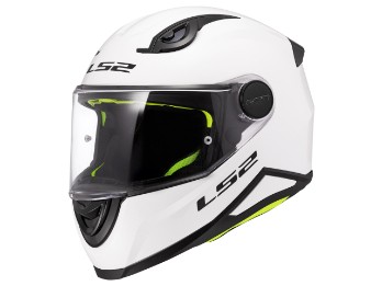 FF812 Kid Solid Motorradhelm Kinder (Weiß)